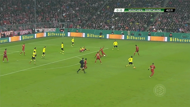 Robben goal Dortmund GIF | Balls.ie