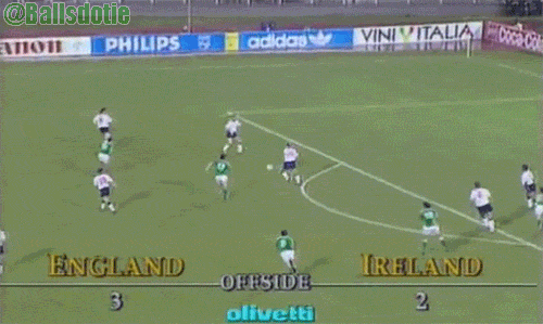 Kevin Sheedy equaliser, Ireland 1-1 England