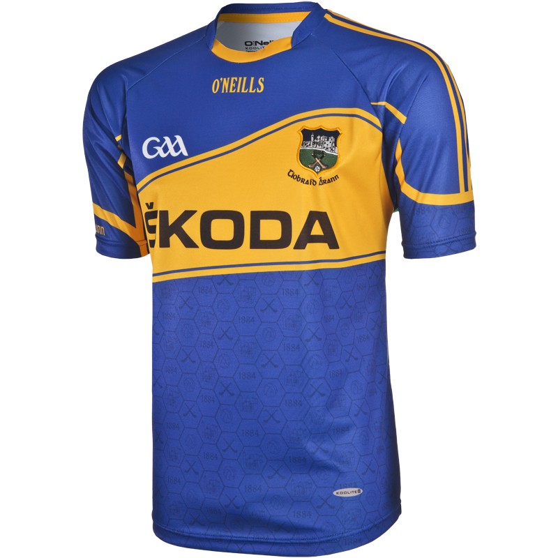 blue and yellow gaa jersey