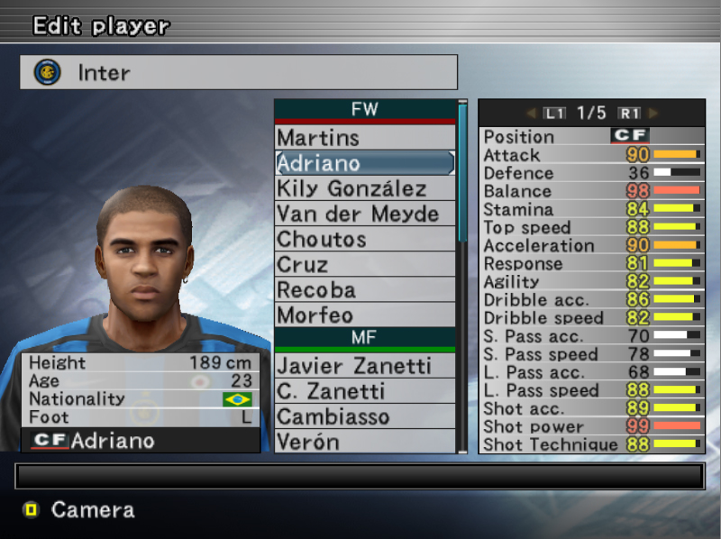 Remembering Adriano S 99 Shot Power By Reliving His Best Goals From Pro Evo 6 Sportbible