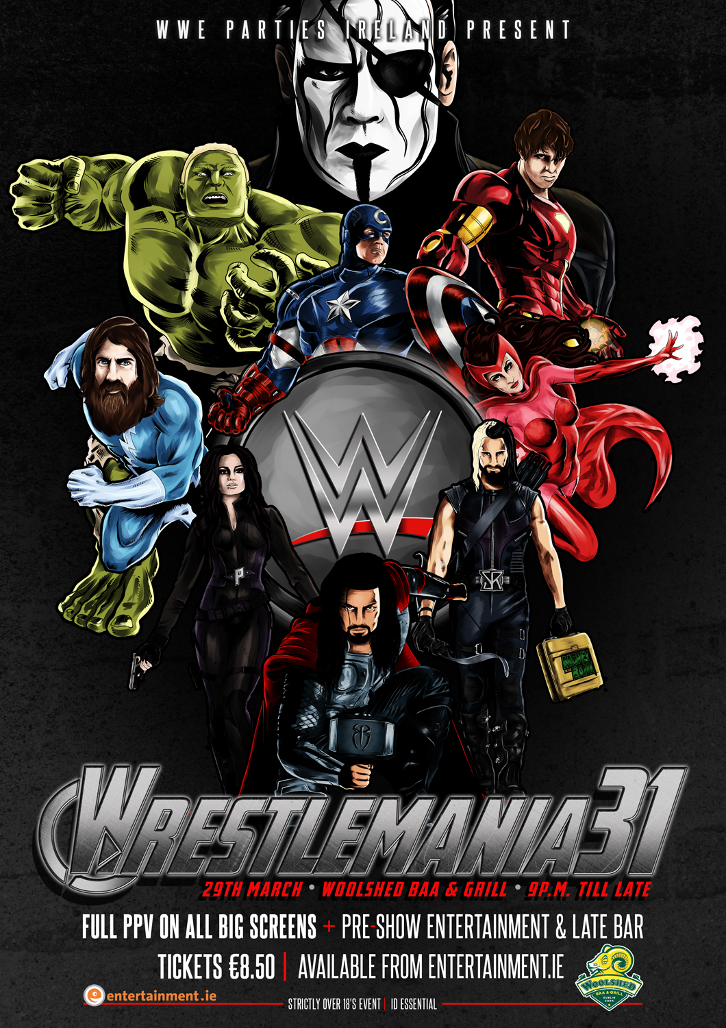 wrestlemania 31 official poster
