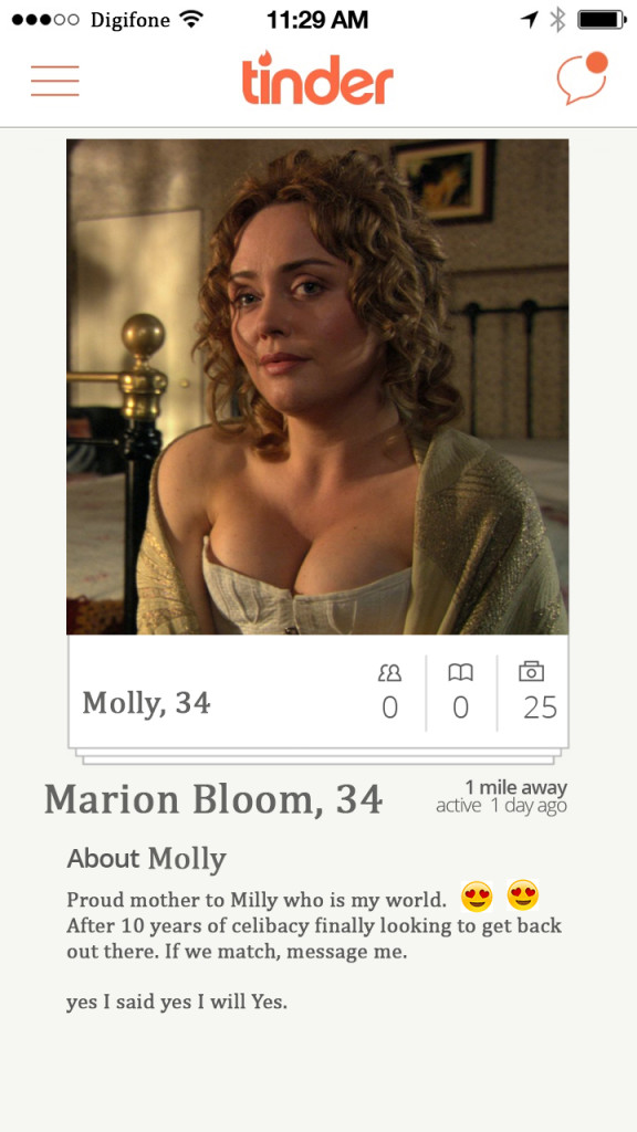 Here's What Ulysses Would Look Like If Tinder Was Around In 