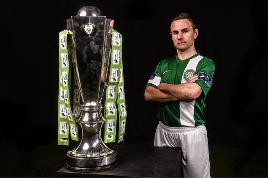 27 February 2015; David Cassidy, Bray Wanderers, during the launch of the SSE Airtricity League. Aviva Stadium, Lansdowne Road, Dublin. Picture credit: David Maher / SPORTSFILE