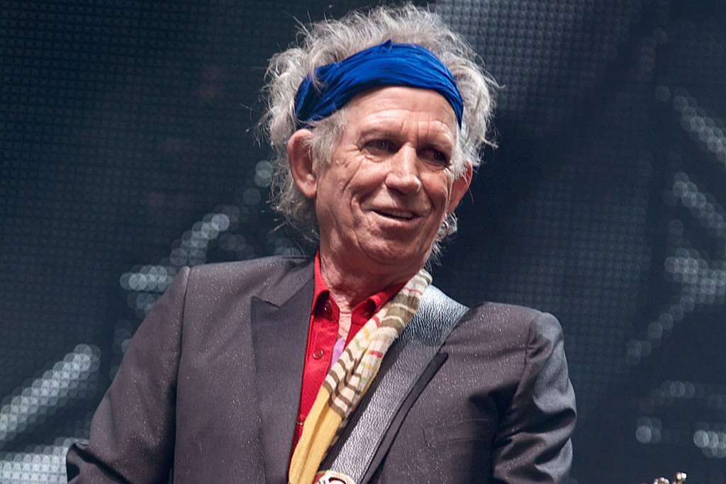 (FILES) British musician Keith Richards of the Rolling Stones performs on the Pyramid Stage on the fourth day of the Glastonbury Festival of Contemporary Performing Arts near Glastonbury, southwest England, in this June 29, 2013 file photo. Richards will turn 70-years-old on December 18.   AFP PHOTO/ANDREW COWIE / FILESANDREW COWIE/AFP/Getty Images