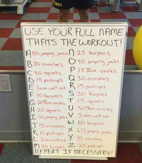 Pic The Intense Gym Workout That Discriminates Against