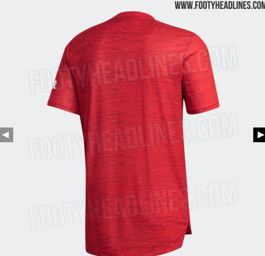 Manchester United's New Home Kit For 2020/21 Season Has Been Leaked ...