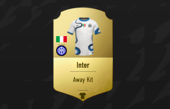 Inter milan FIFA 22 kit